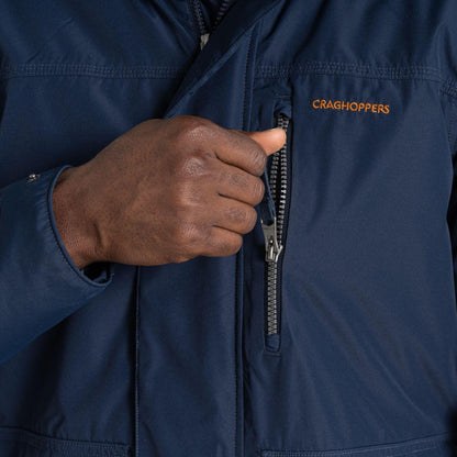 Craghoppers Mens National Trust Padley Waterproof Hooded Jacket