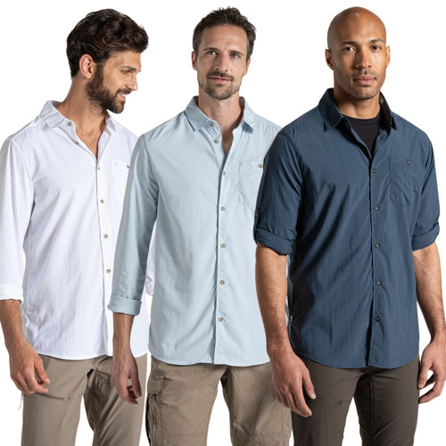 Craghoppers Mens NosiLife Nuoro II UPF Long Sleeve Shirt