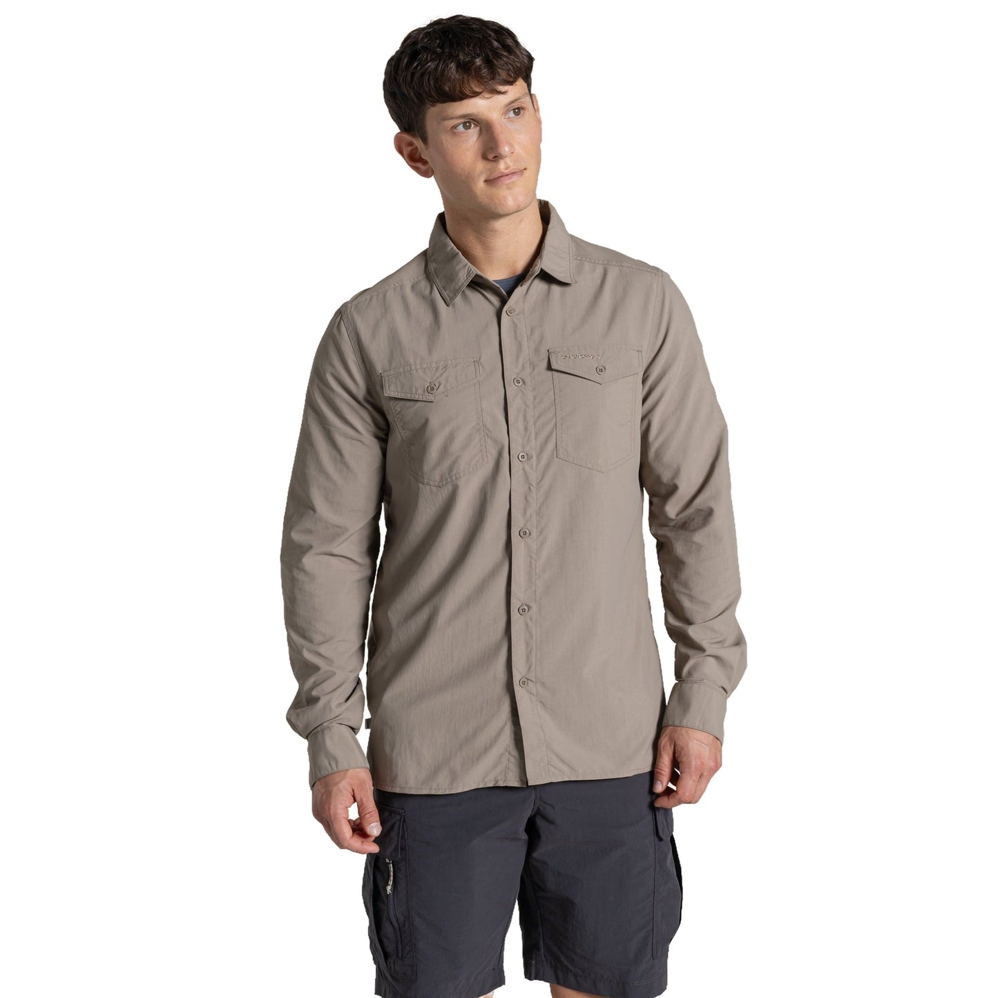 Craghoppers Mens NosiLife Loukkos Long Sleeve Shirt