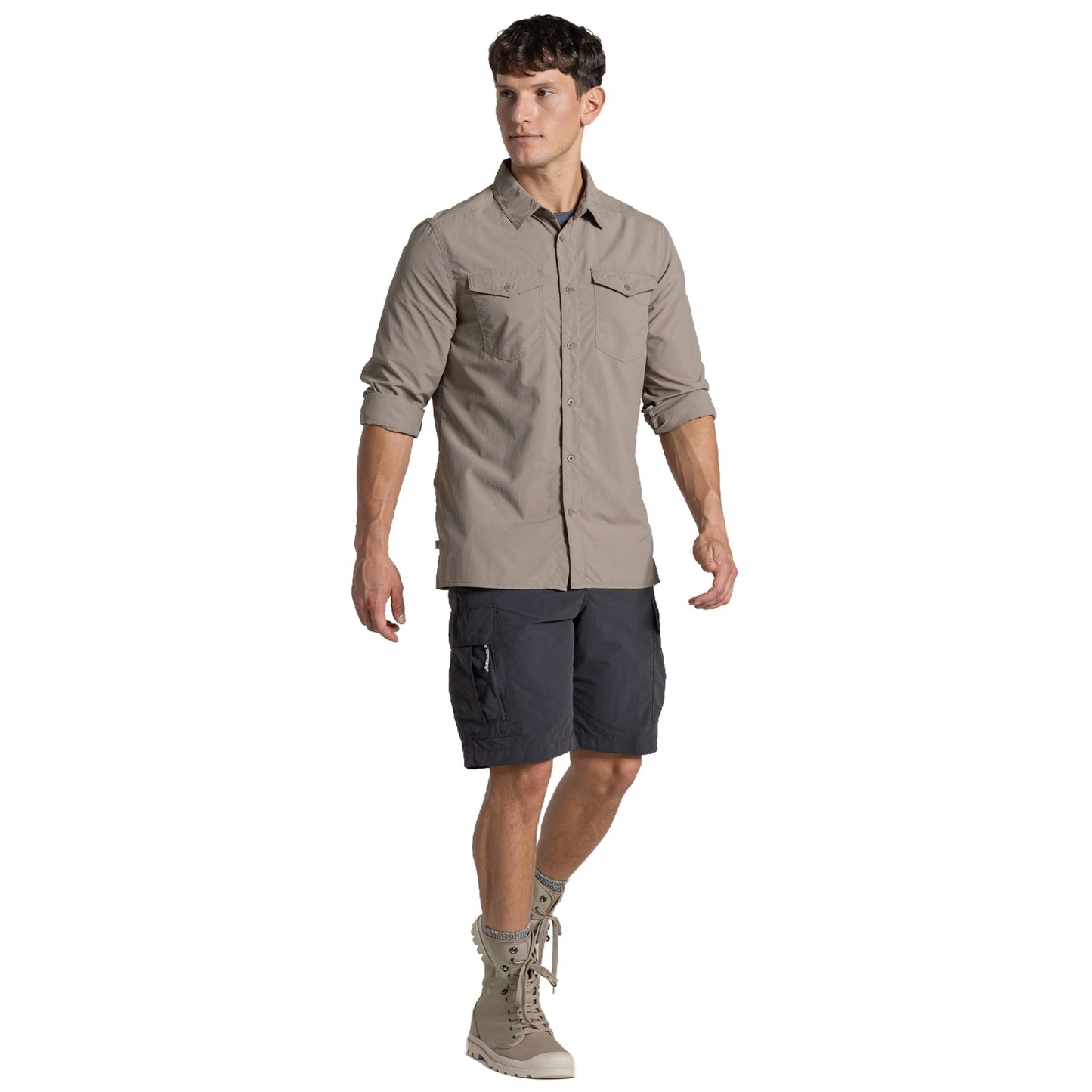 Craghoppers Mens NosiLife Loukkos Long Sleeve Shirt