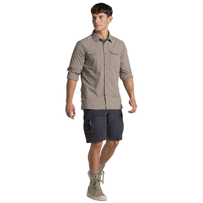 Craghoppers Mens NosiLife Loukkos Long Sleeve Shirt