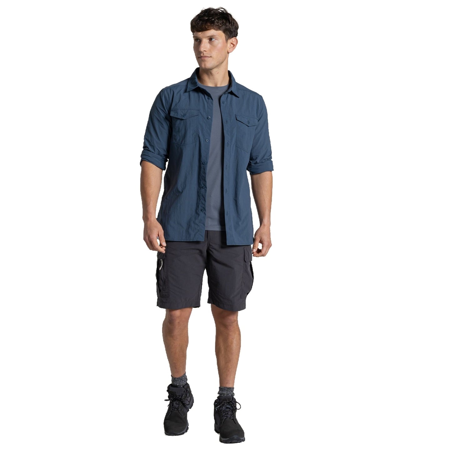 Craghoppers Mens NosiLife Loukkos Long Sleeve Shirt