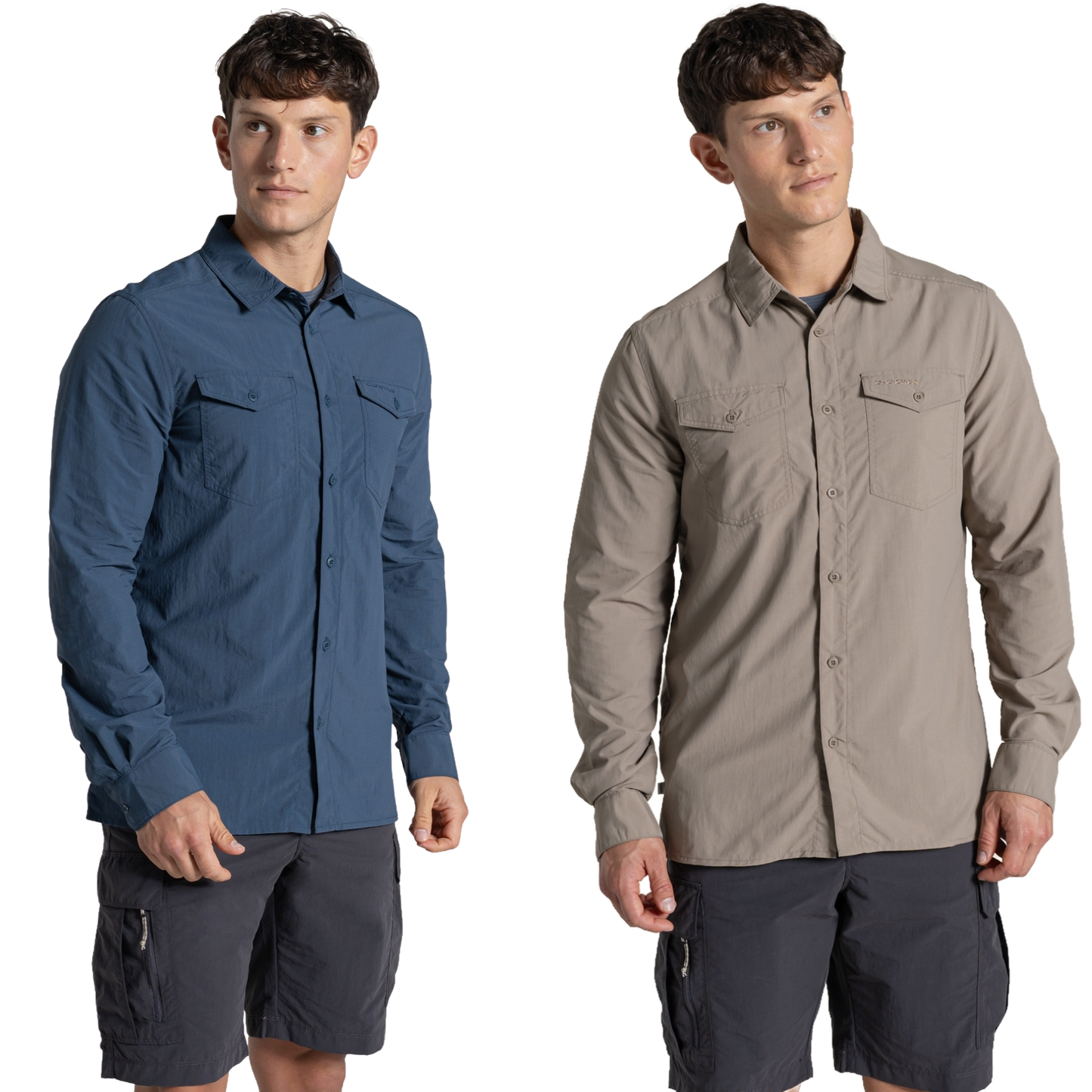 Craghoppers Mens NosiLife Loukkos Long Sleeve Shirt