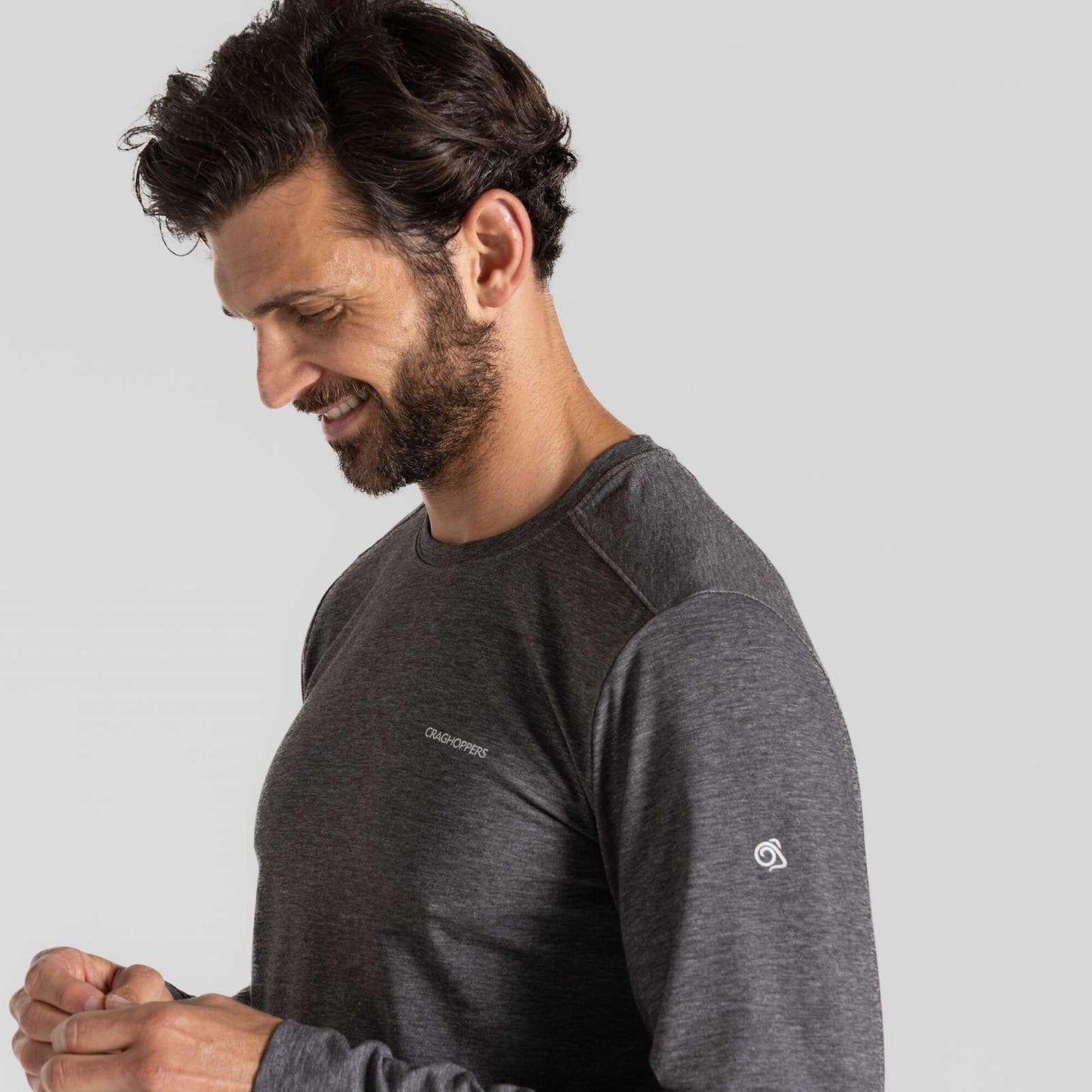 Craghoppers Mens NosiLife Abel Long Sleeve T-Shirt