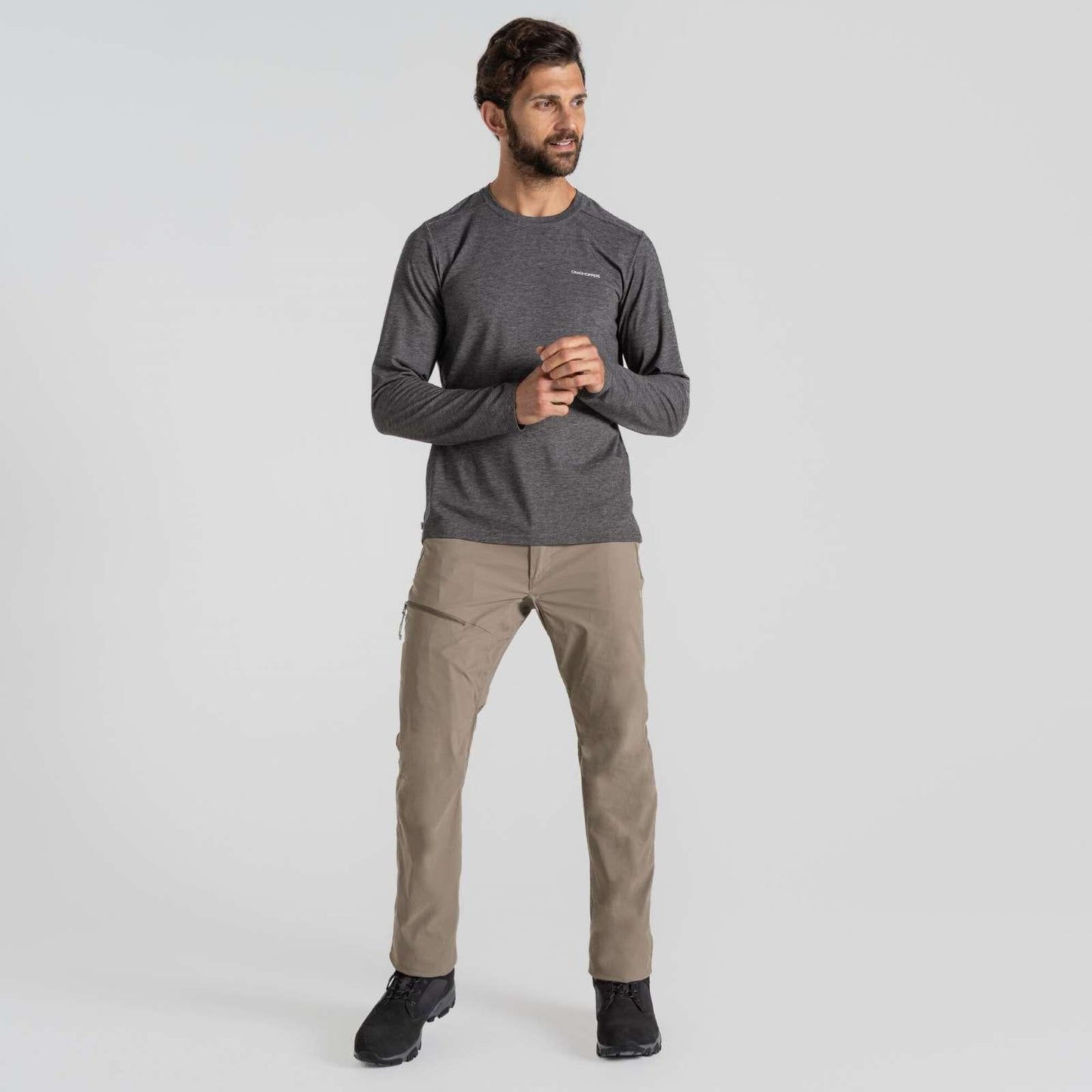 Craghoppers Mens NosiLife Abel Long Sleeve T-Shirt