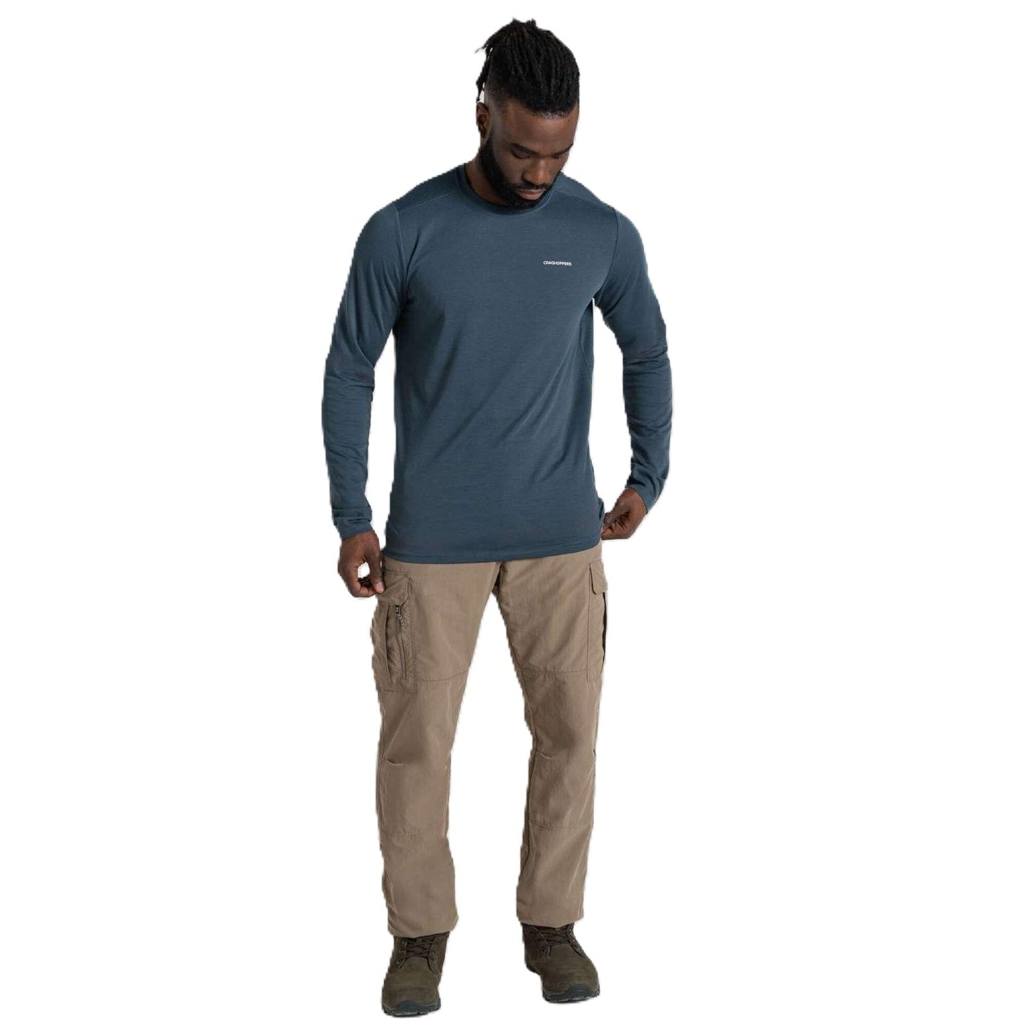 Craghoppers Mens NosiLife Abel Long Sleeve T-Shirt