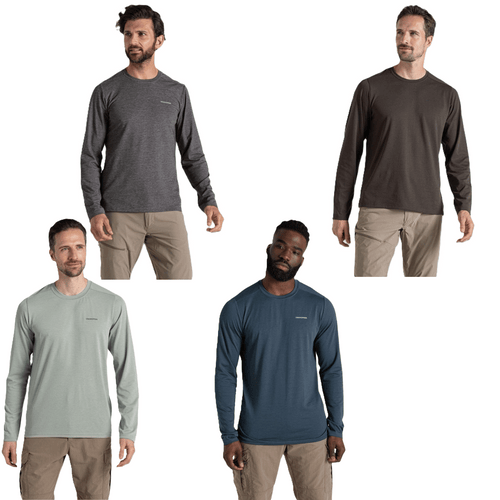 Craghoppers Mens NosiLife Abel Long Sleeve T-Shirt