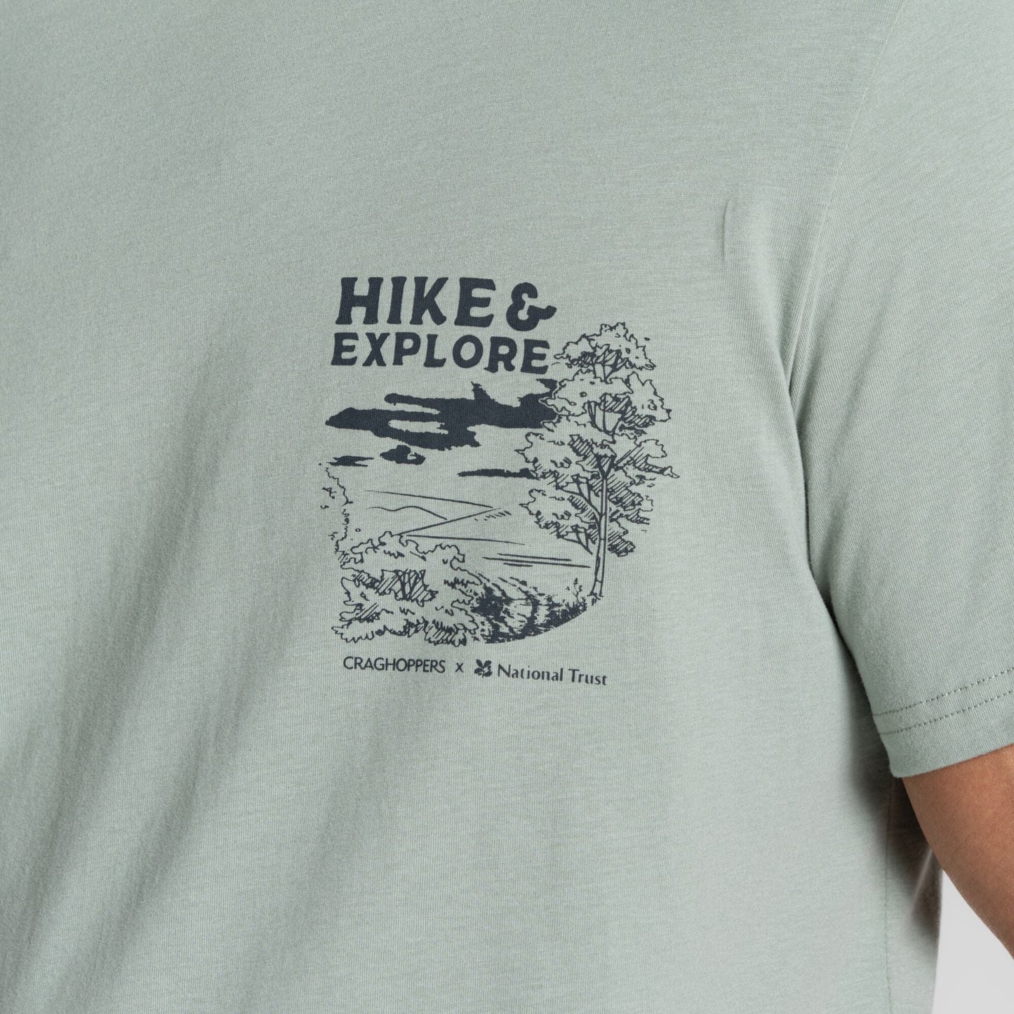 Craghoppers Mens Sabden National Trust Short Sleeve T-Shirt