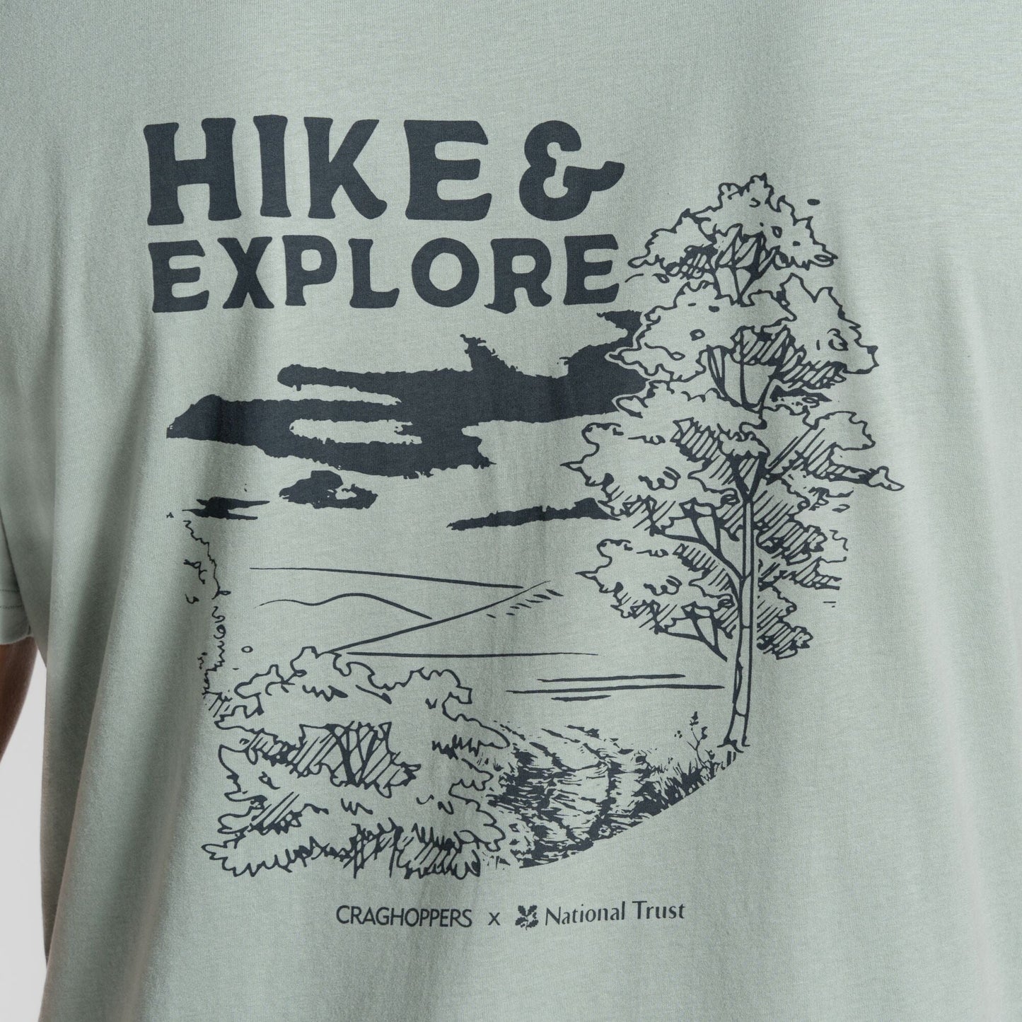 Craghoppers Mens Sabden National Trust Short Sleeve T-Shirt
