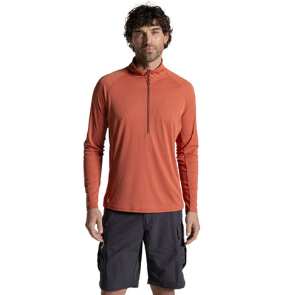 Craghoppers Mens NosiLife SolarShield+ Half Zip Fleece