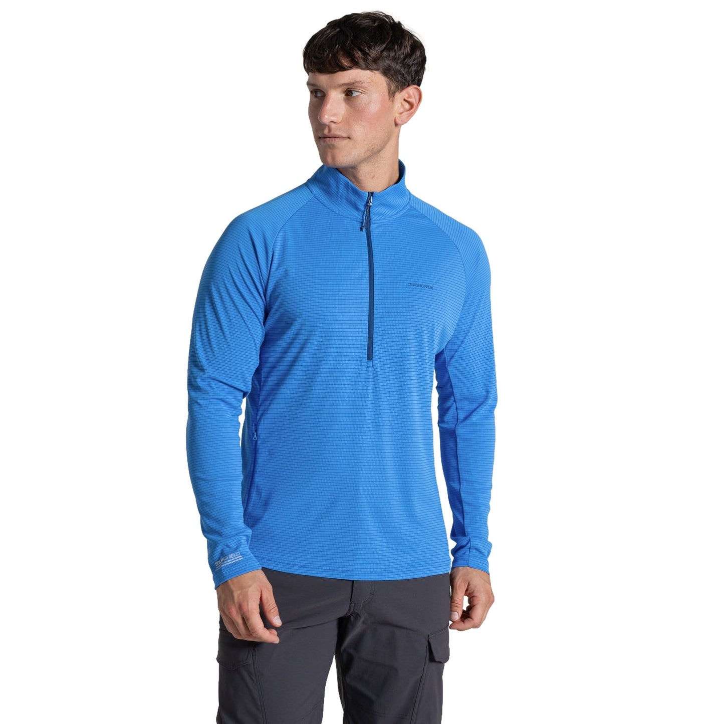 Craghoppers Mens NosiLife SolarShield+ Half Zip Fleece