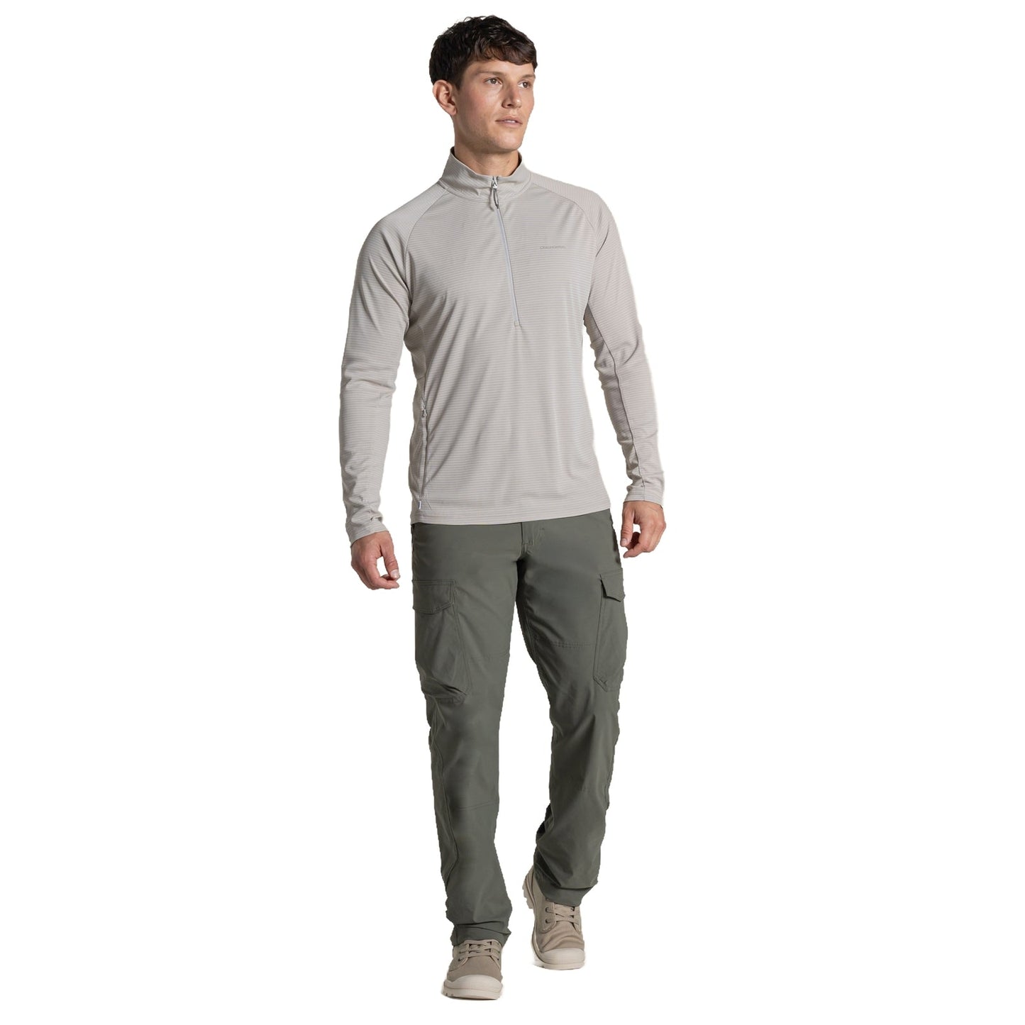 Craghoppers Mens NosiLife SolarShield+ Half Zip Fleece