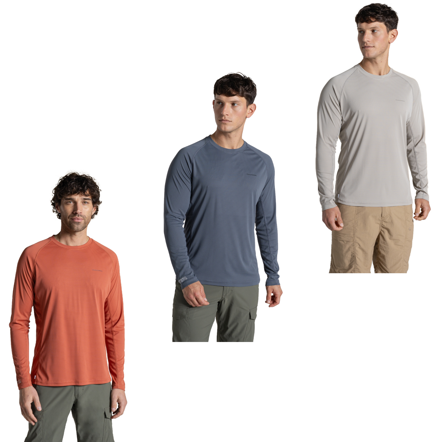 Craghoppers Mens NosiLife SolarShield+ Long Sleeve T-Shirt