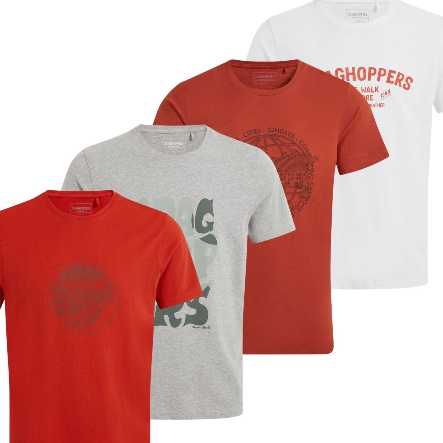Craghoppers Mens Lucent Organic  Short Sleeve T-Shirt