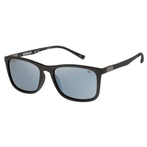 CAT Mens CPS-8513 Polarised Sunglasses - Matte Black/Smoke