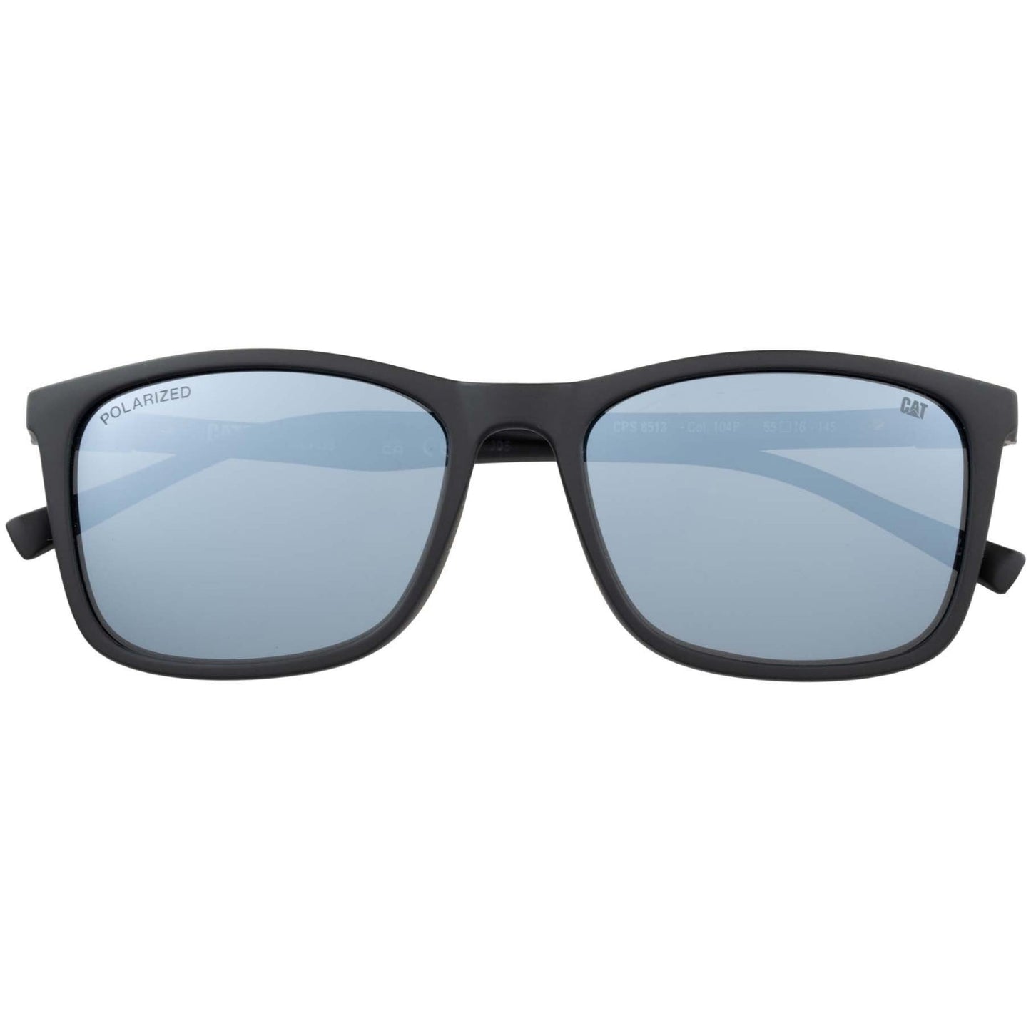 CAT Mens CPS-8513 Polarised Sunglasses - Matte Black/Smoke