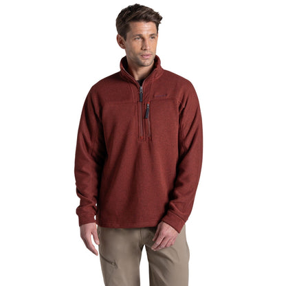 Craghoppers Mens Torney III Knitlook Half Zip Fleece