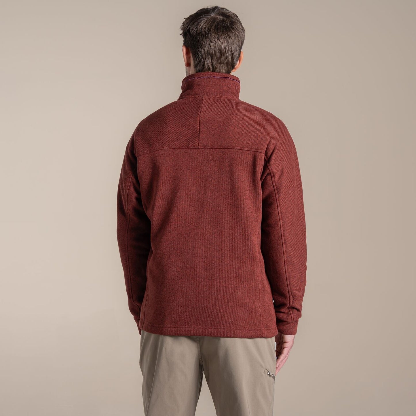 Craghoppers Mens Torney III Knitlook Half Zip Fleece