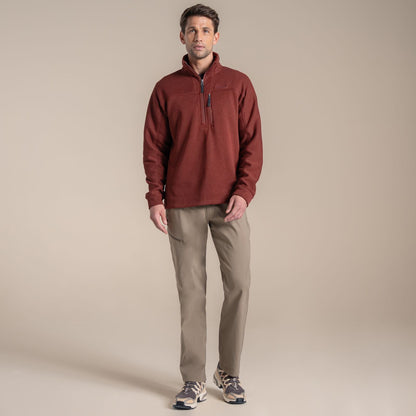 Craghoppers Mens Torney III Knitlook Half Zip Fleece