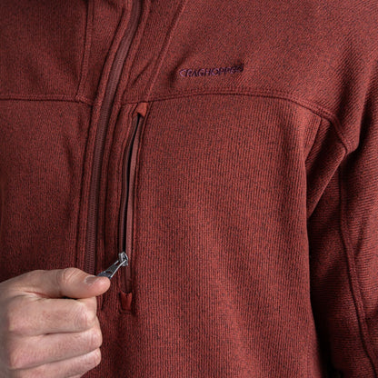 Craghoppers Mens Torney III Knitlook Half Zip Fleece