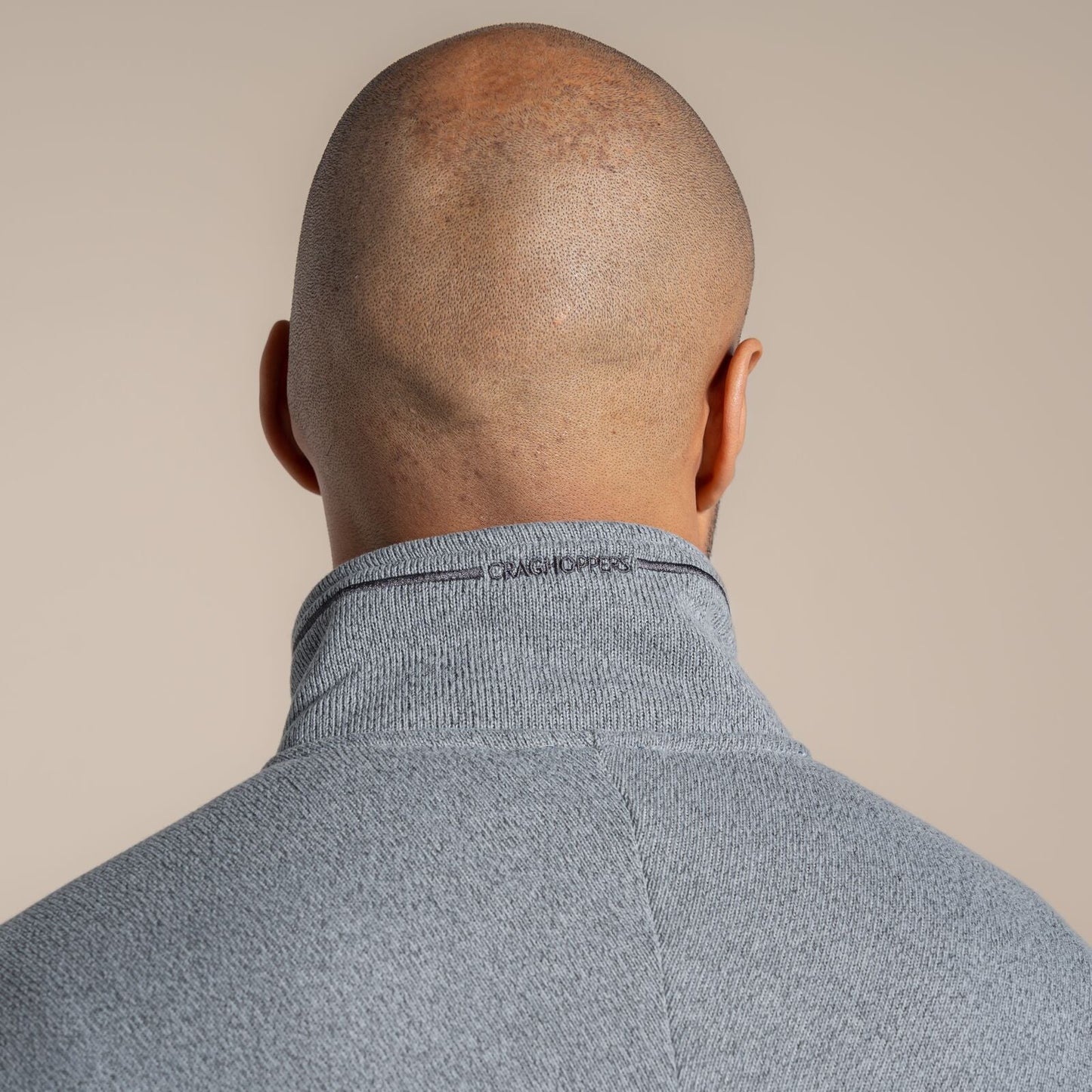 Craghoppers Mens Torney III Knitlook Half Zip Fleece