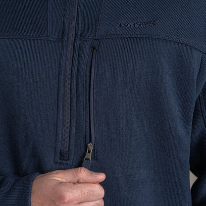 Craghoppers Mens Torney III Knitlook Half Zip Fleece