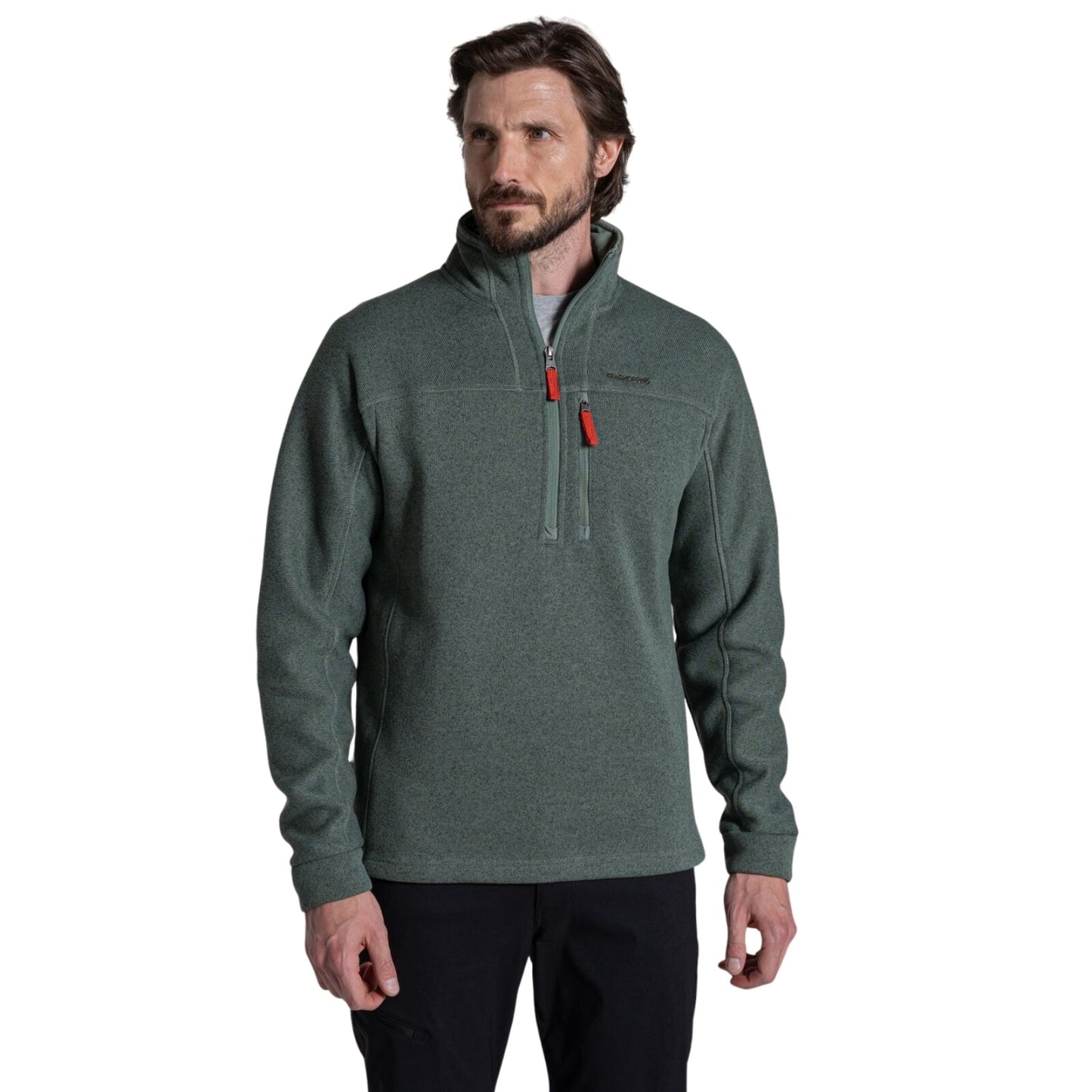 Craghoppers Mens Torney III Knitlook Half Zip Fleece