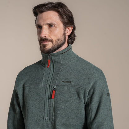 Craghoppers Mens Torney III Knitlook Half Zip Fleece