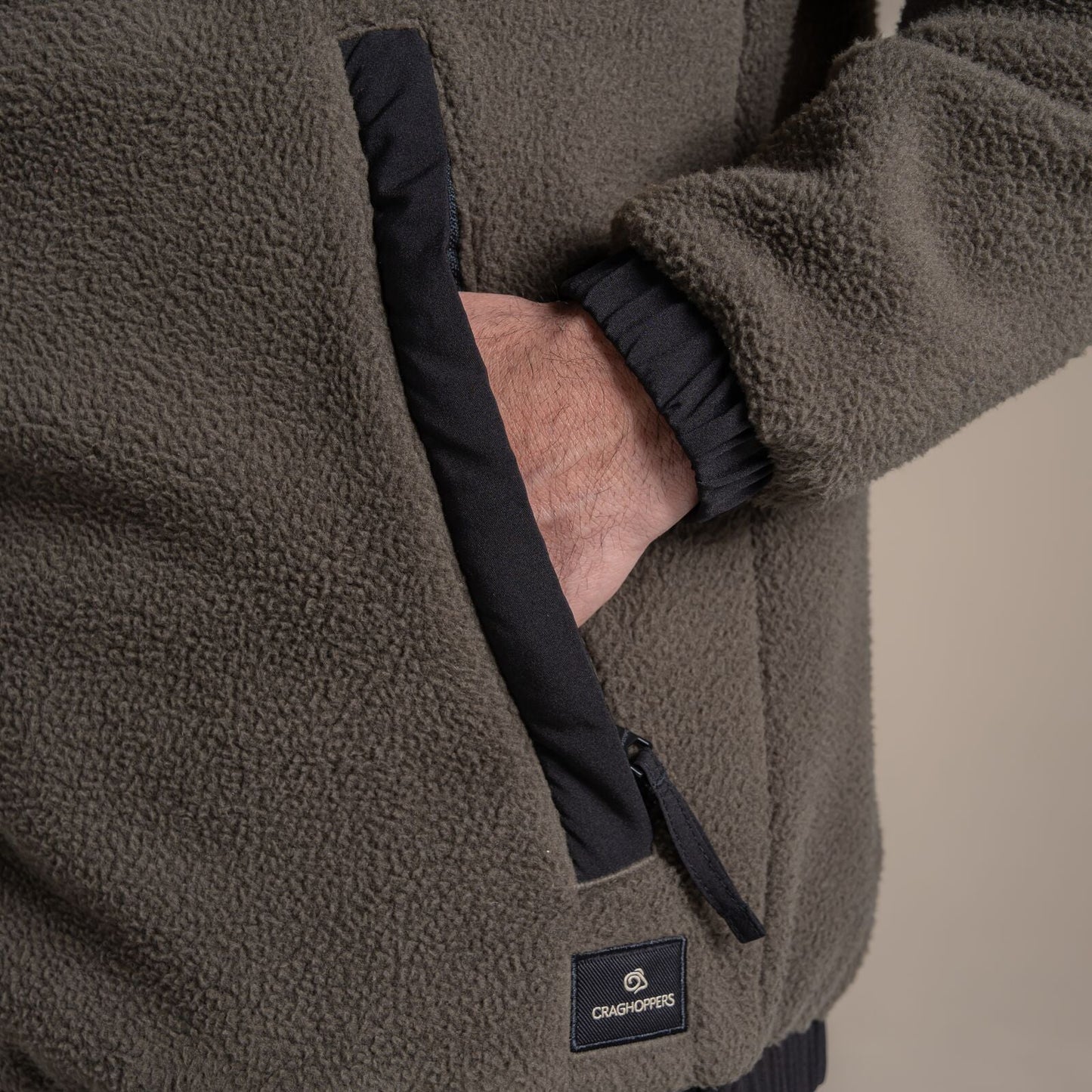 Craghoppers Mens Braefell Borg Full Zip Fleece