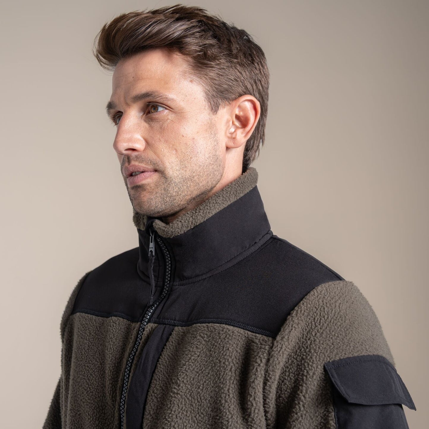 Craghoppers Mens Braefell Borg Full Zip Fleece