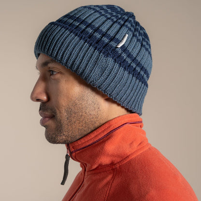 Craghoppers Mens Shale Rib Knit Beanie