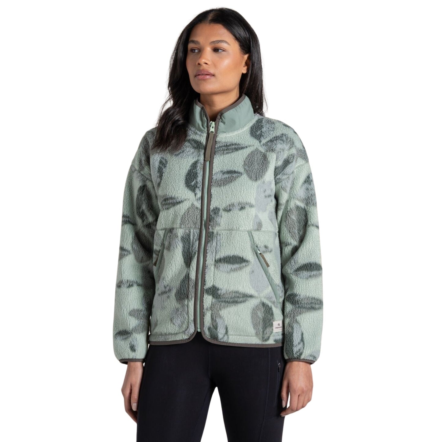 Craghoppers Womens Dante Patterned Full Zip Fleece