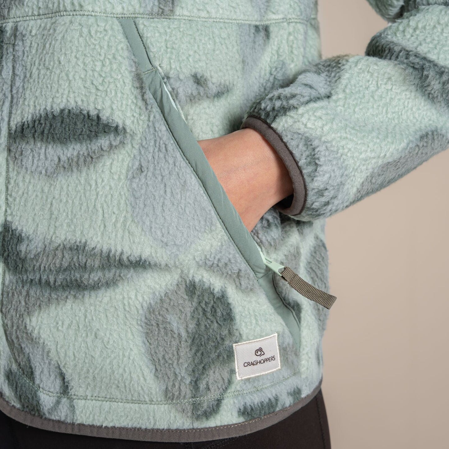 Craghoppers Womens Dante Patterned Full Zip Fleece