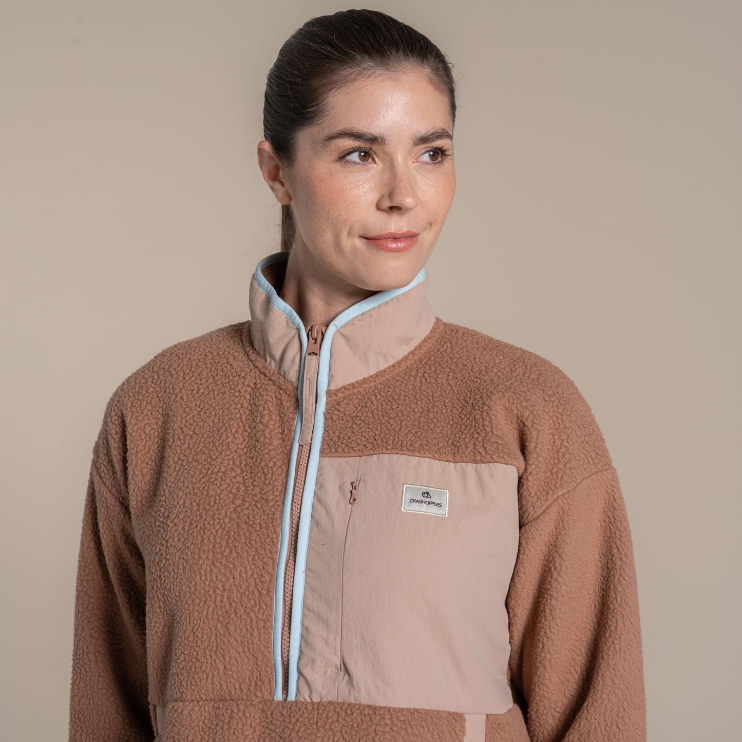 Craghoppers Womens Grange Relaxed Fit Half Zip Fleece
