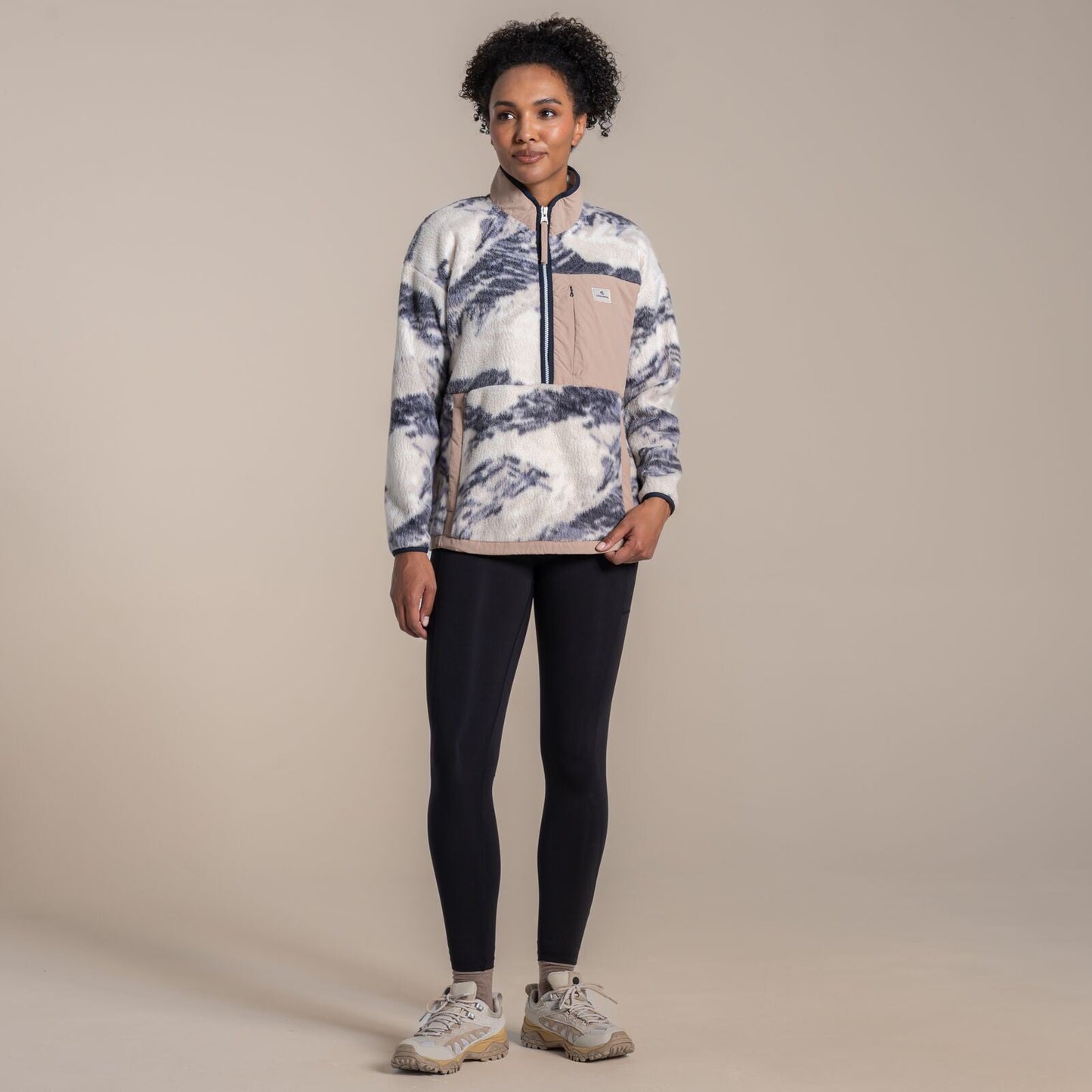 Craghoppers Womens Grange Relaxed Fit Half Zip Fleece