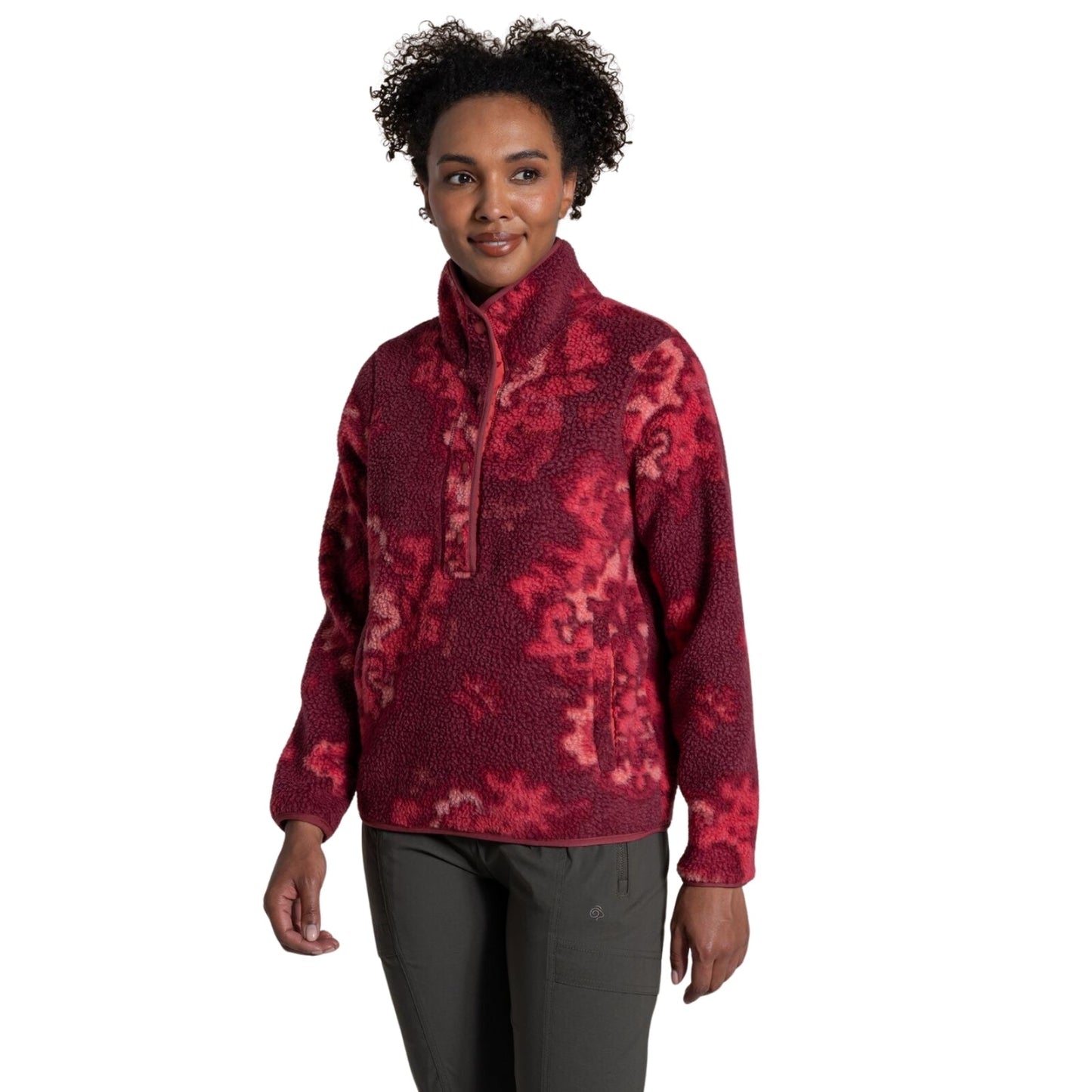 Craghoppers Womens Rosemary II Quick Dry Borg Half Zip Fleece