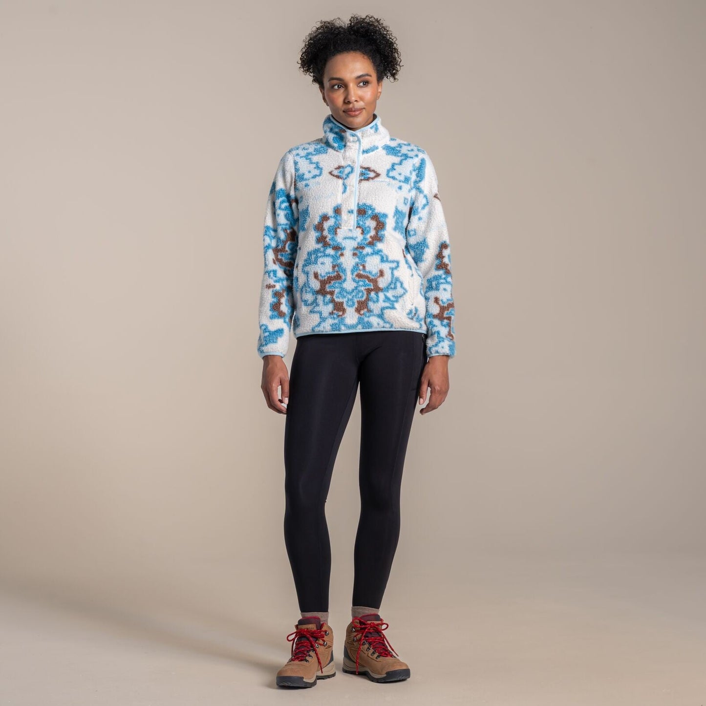 Craghoppers Womens Rosemary II Quick Dry Borg Half Zip Fleece