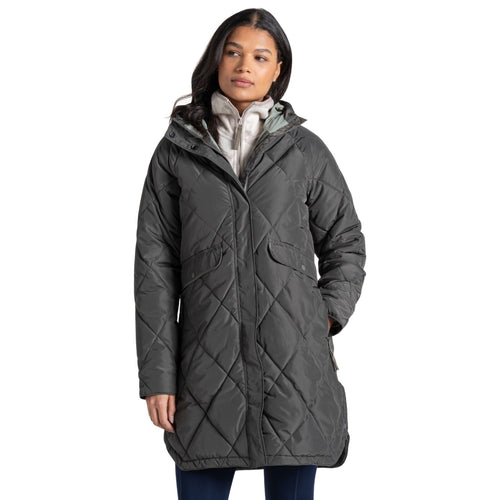 Craghoppers Womens Sweetgrass Long Length Quilted Jacket