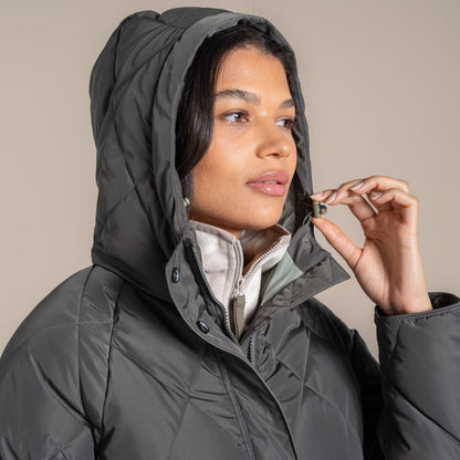 Craghoppers Womens Sweetgrass Long Length Quilted Jacket