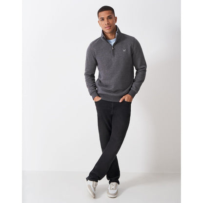 Crew Clothing Mens Classic Half Zip Sweatshirt