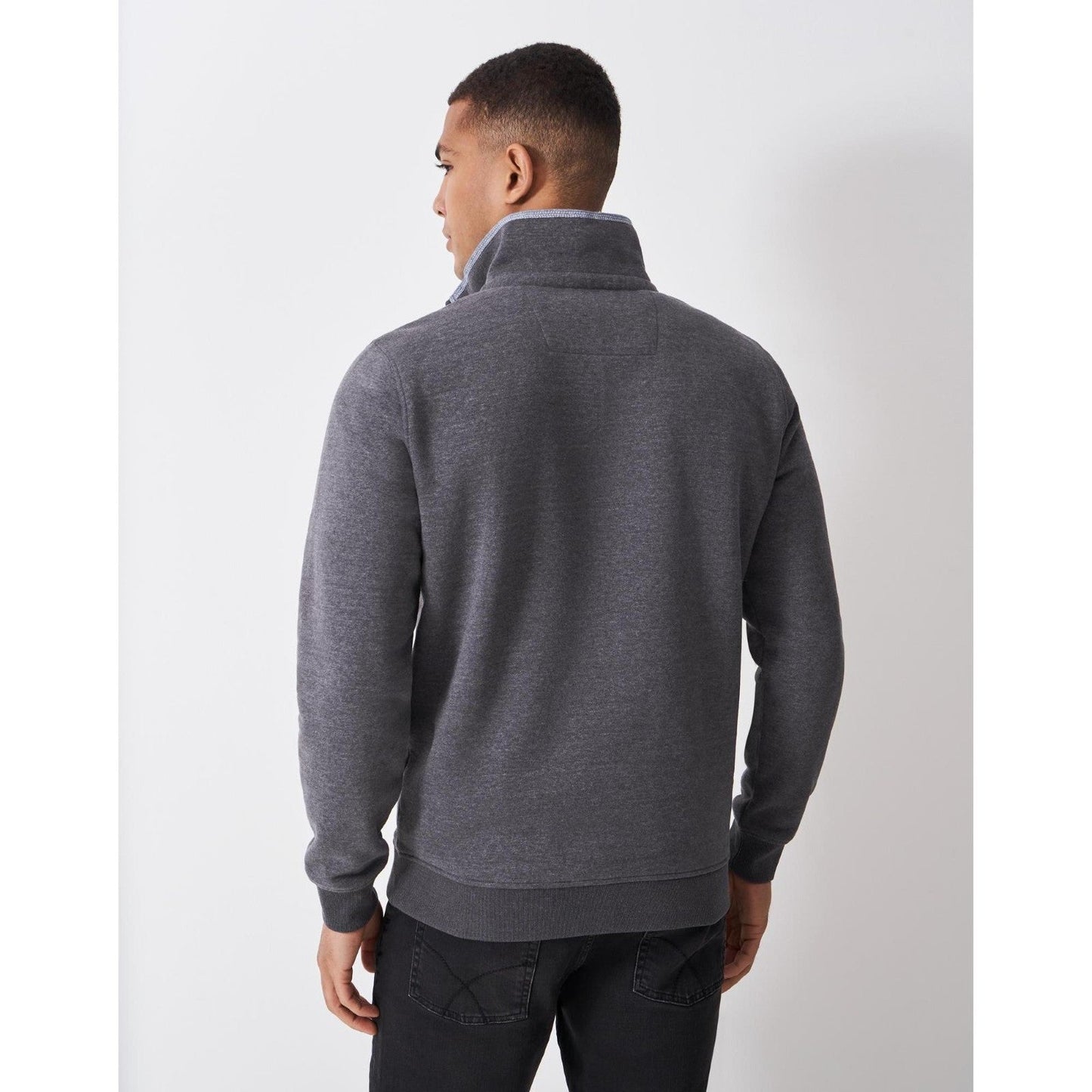 Crew Clothing Mens Classic Half Zip Sweatshirt