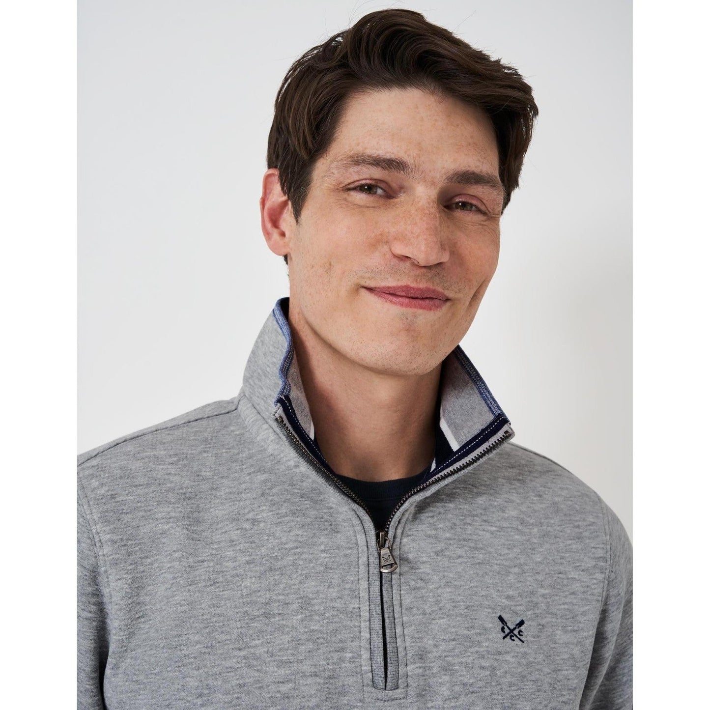 Crew Clothing Mens Classic Half Zip Sweatshirt