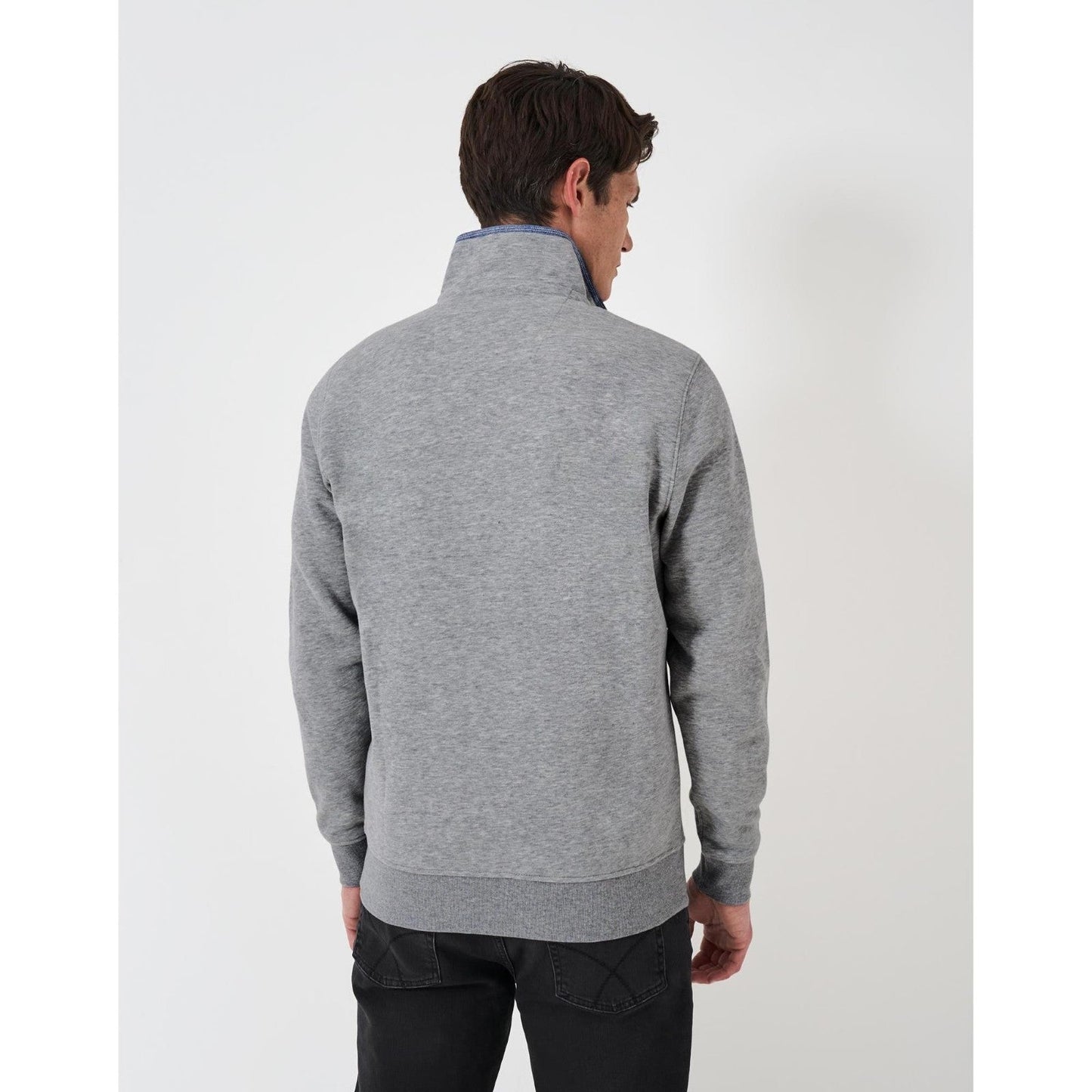 Crew Clothing Mens Classic Half Zip Sweatshirt