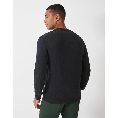 Crew Clothing Mens Organic Cotton V Neck Sweatshirt