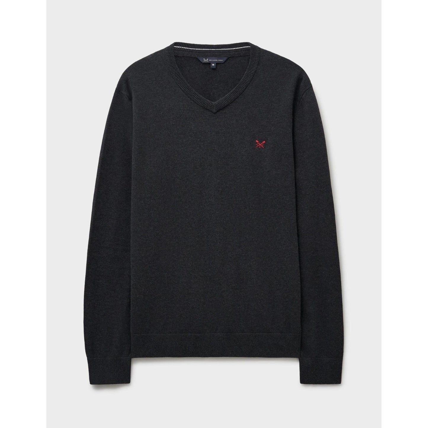 Crew Clothing Mens Organic Cotton V Neck Sweatshirt