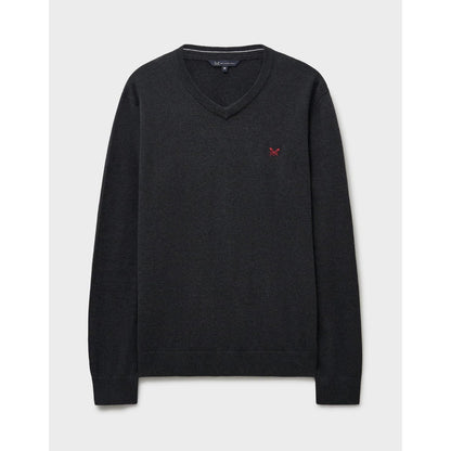 Crew Clothing Mens Organic Cotton V Neck Sweatshirt