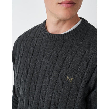 Crew Clothing Mens Oarsman Organic Cable Crew Knitwear Jumper