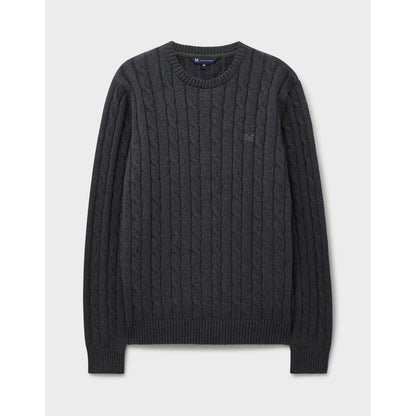 Crew Clothing Mens Oarsman Organic Cable Crew Knitwear Jumper