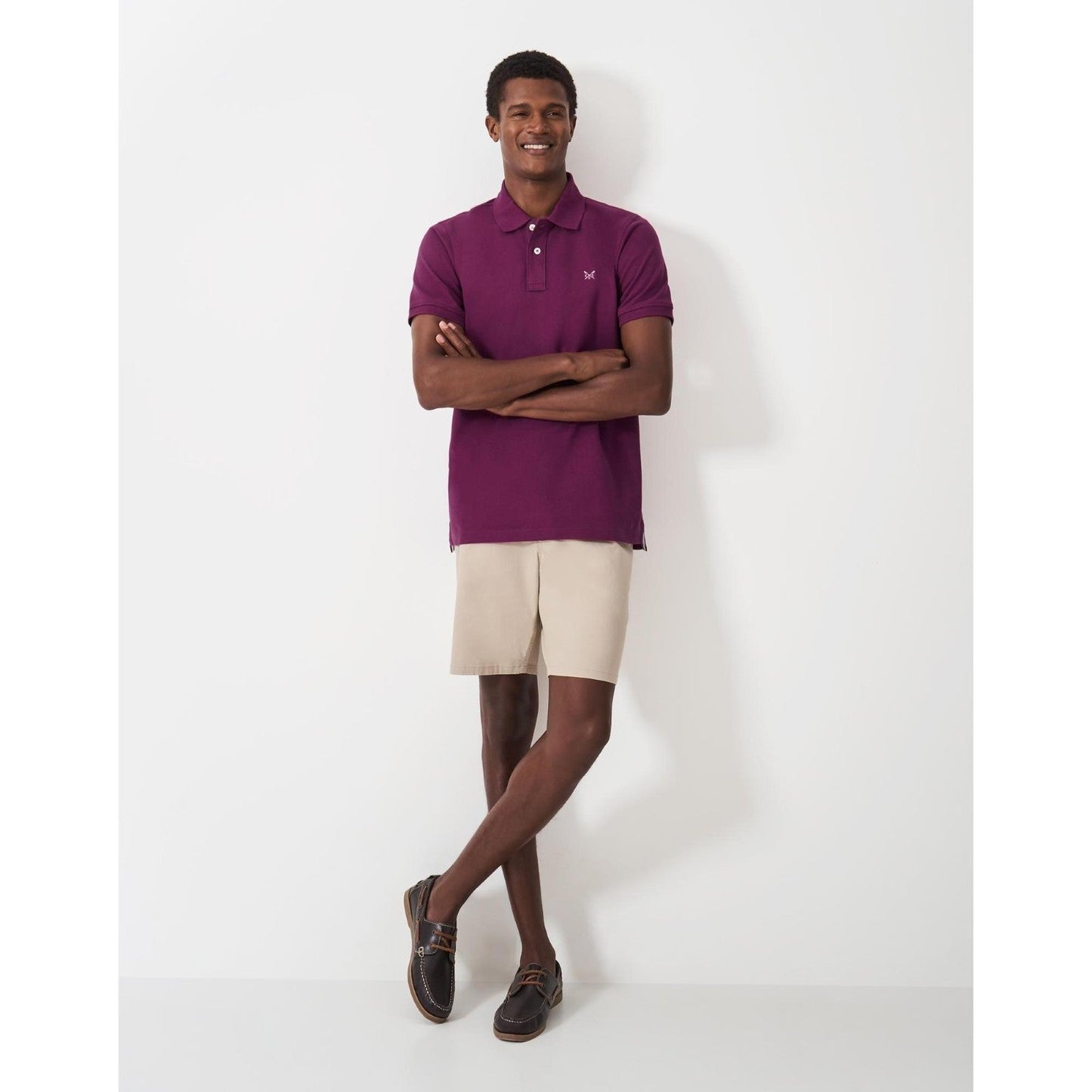 Crew Clothing Mens Classic Pique  Short Sleeve Polo Shirt