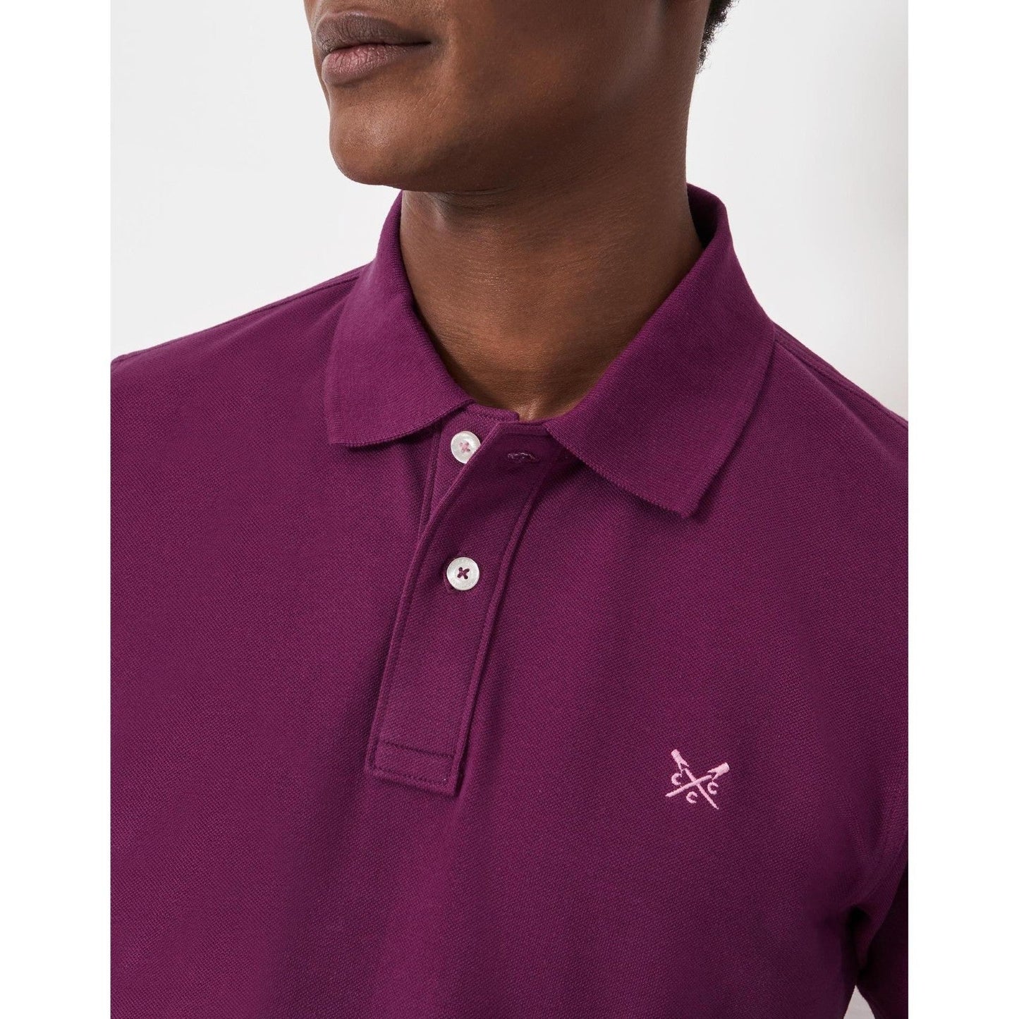 Crew Clothing Mens Classic Pique  Short Sleeve Polo Shirt